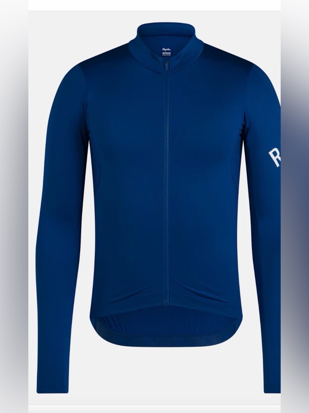 Rapha Pro Team Long Sleeve Midweight Jersey Men LARGE Navy